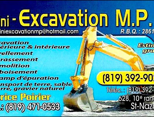 MINI EXCAVATION MP INC