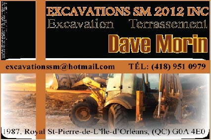 EXCAVATIONS SM 2012 INC
