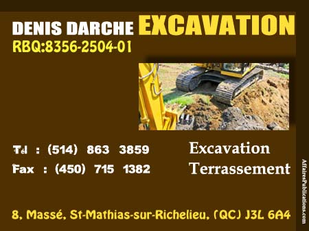 DENIS DARCHE EXCAVATION
