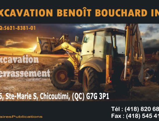 EXCAVATION BENOÎT BOUCHARD INC