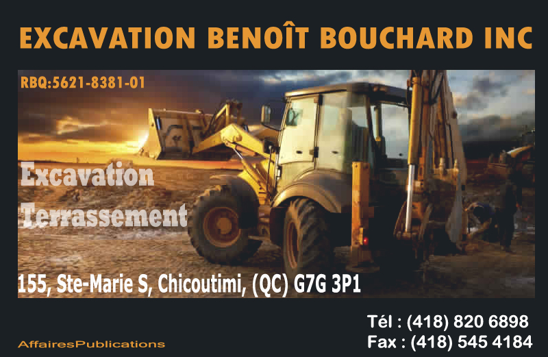 EXCAVATION BENOÎT BOUCHARD INC