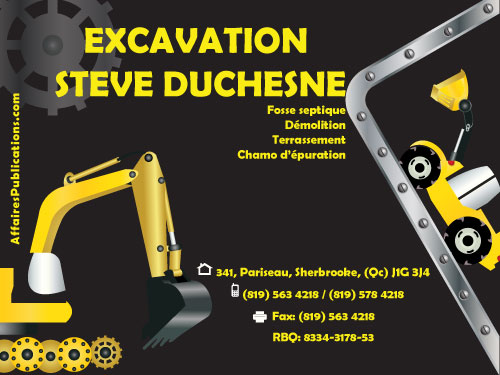 EXCAVATION STEVE DUCHESNE