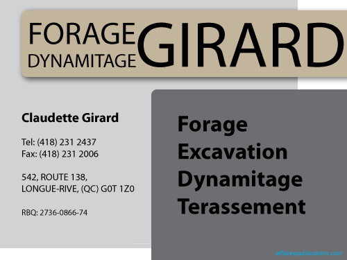 FORAGE DYNAMITAGE GIRARD