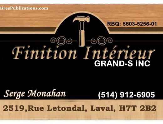 FINITION INTÉRIEUR GRAND-S INC