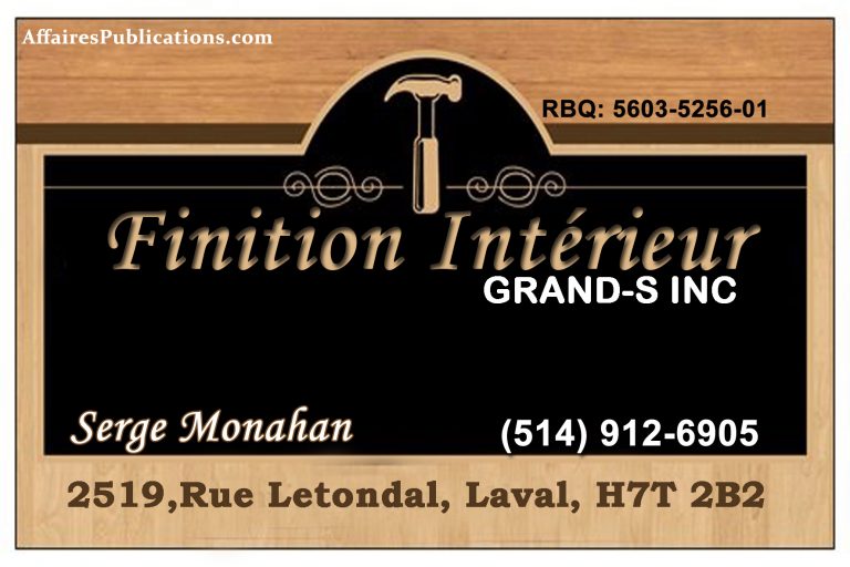 FINITION INTÉRIEUR GRAND-S INC