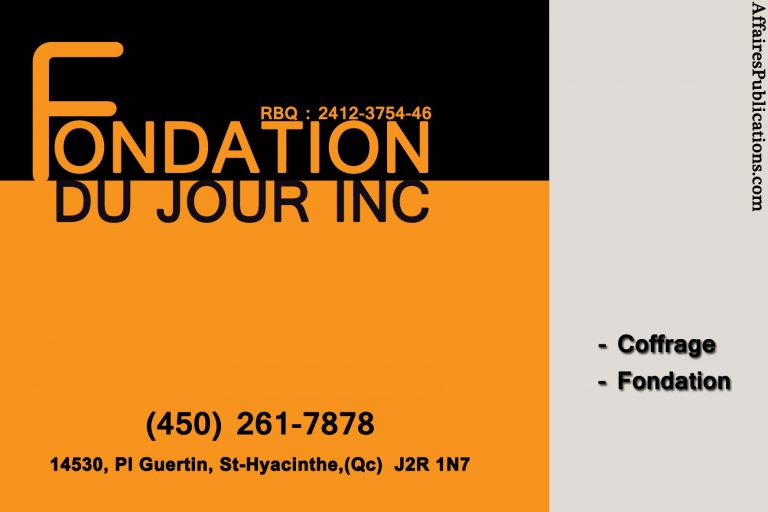 FONDATION DU JOUR INC