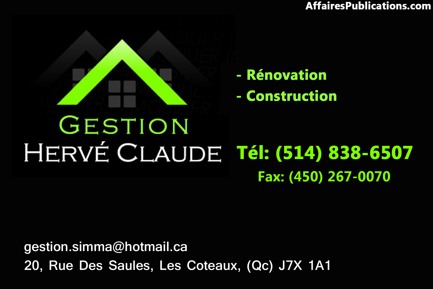 GESTION HERVÉ CLAUDE