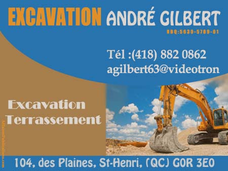 EXCAVATION ANDRÉ GILBERT