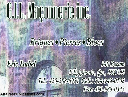 GIL MAÇONNERIE INC