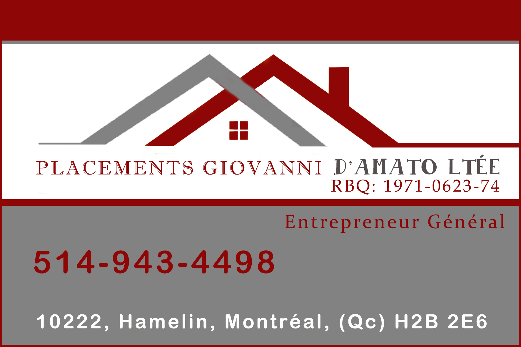 PLACEMENTS GIOVANNI D&rsquo;AMATO LTÉE