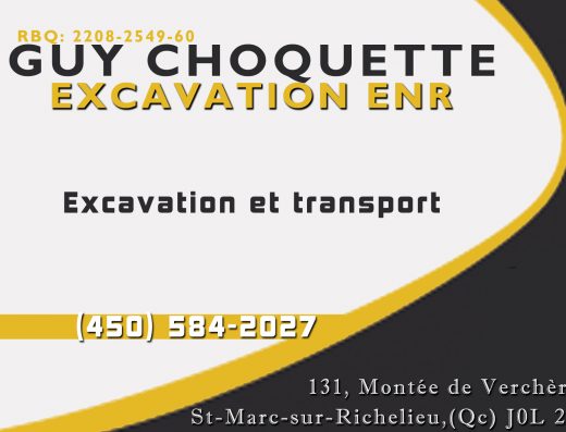 GUY CHOQUETTE EXCAVATION