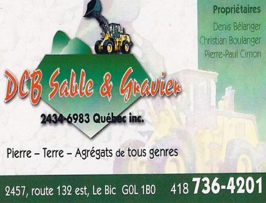 DCB-SABLE ET GRAVIER INC