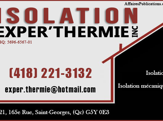 ISOLATION EXPER&rsquo;THERMIE INC