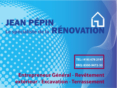 JEAN PÉPIN RÉNOVATION