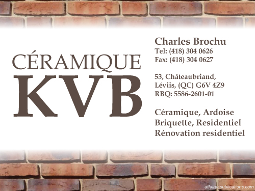 CÉRAMIQUE KVB INC