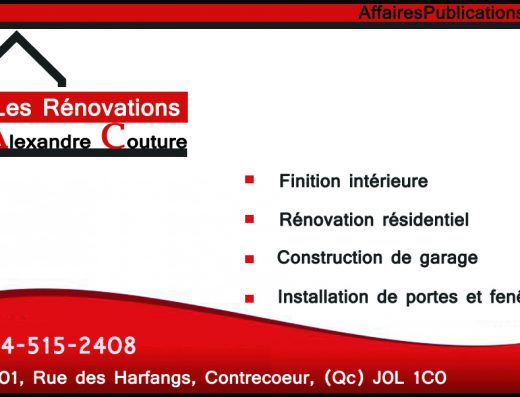 LES RÉNOVATION ALEXANDRE COUTURE