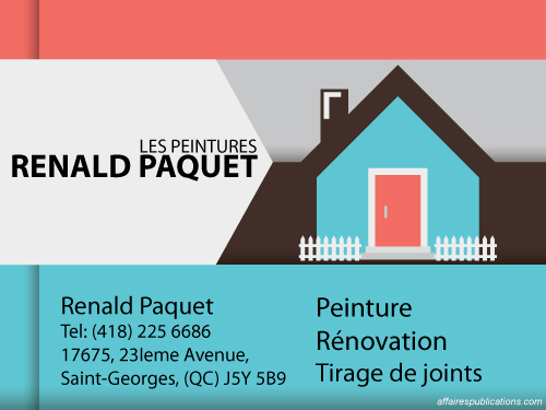 LES PEINTURES RENALD PAQUET