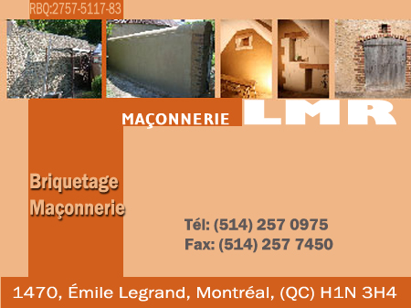 MAÇONNERIE LMR