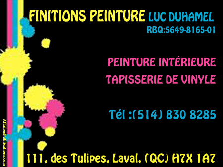 FINITIONS PEINTURE LUC DUHAMEL