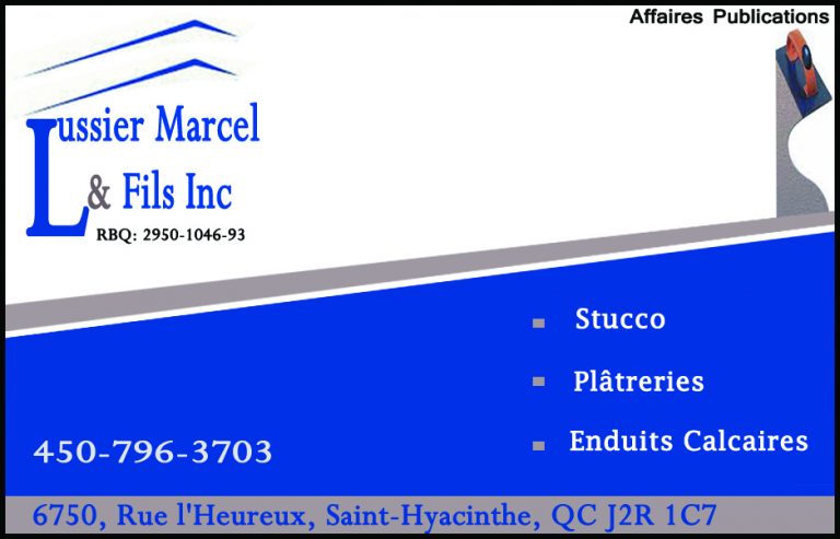 LUSSIER MARCEL ET FILS INC
