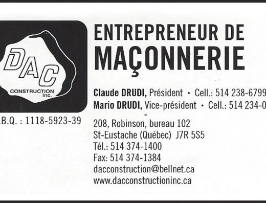 DAC CONSTRUCTION INC