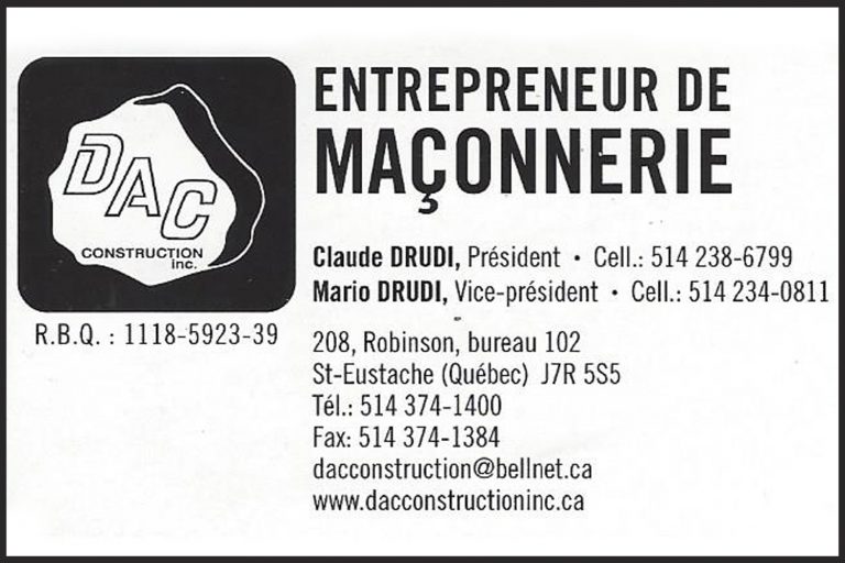 DAC CONSTRUCTION INC