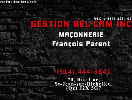 GESTION BEL CAM INC MAÇONNERIE FRANÇOIS PARENT