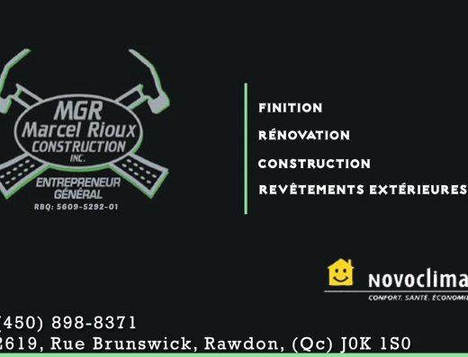 MARCEL RIOUX CONSTRUCTIONS
