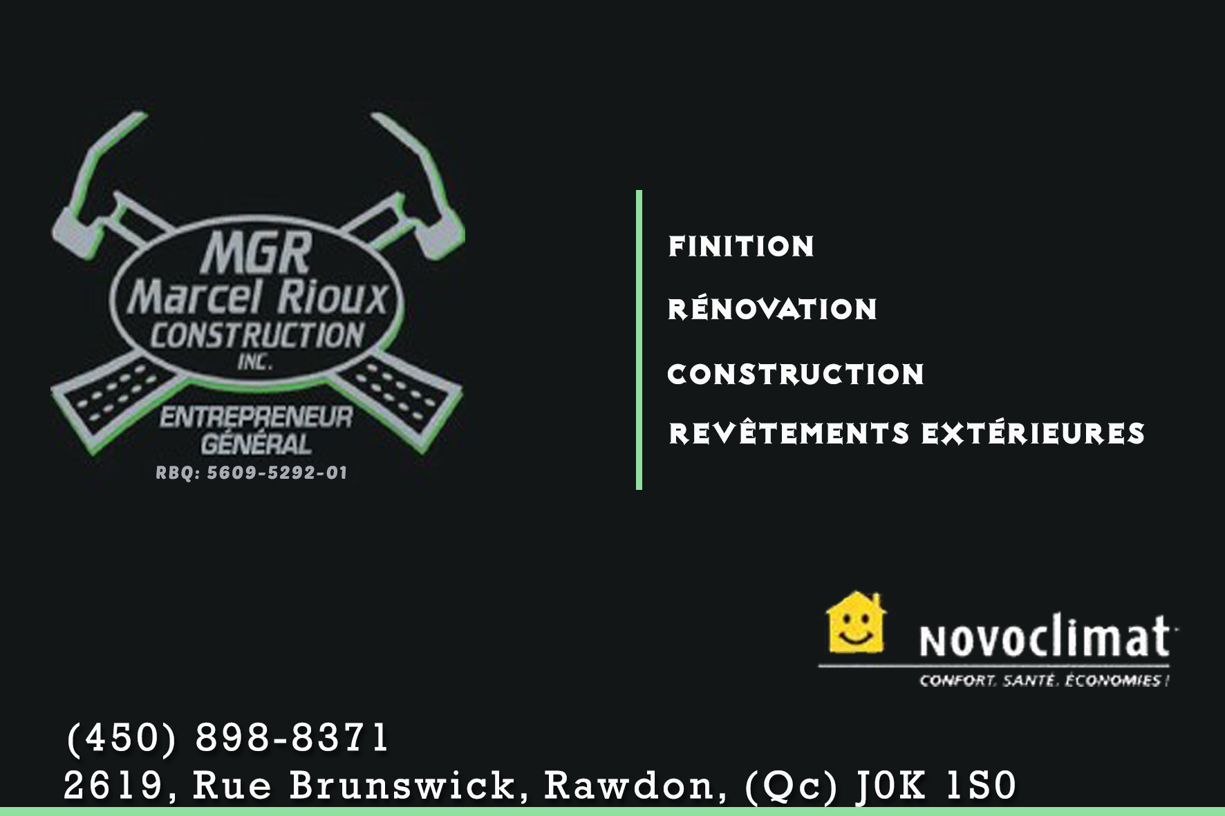 MARCEL RIOUX CONSTRUCTIONS