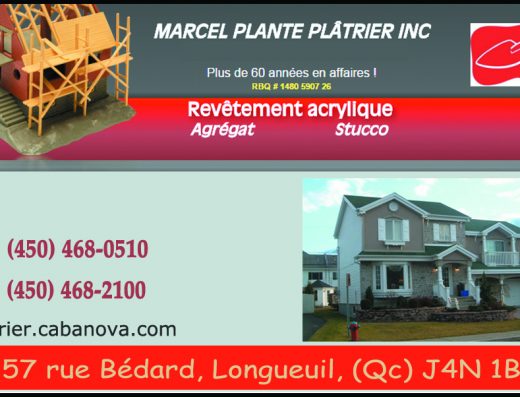 MARCEL PLANTE PLÂTRIER INC