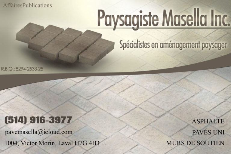 PAYSAGISTE MASELLA INC