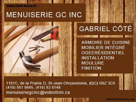 MENUISERIE GC INC