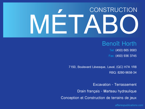 MÉTABO CONSTRUCTION INC