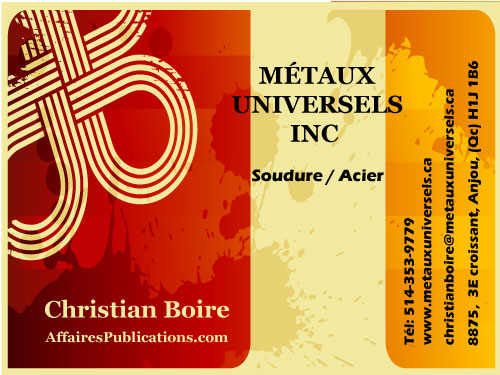MÉTAUX UNIVERSELS INC