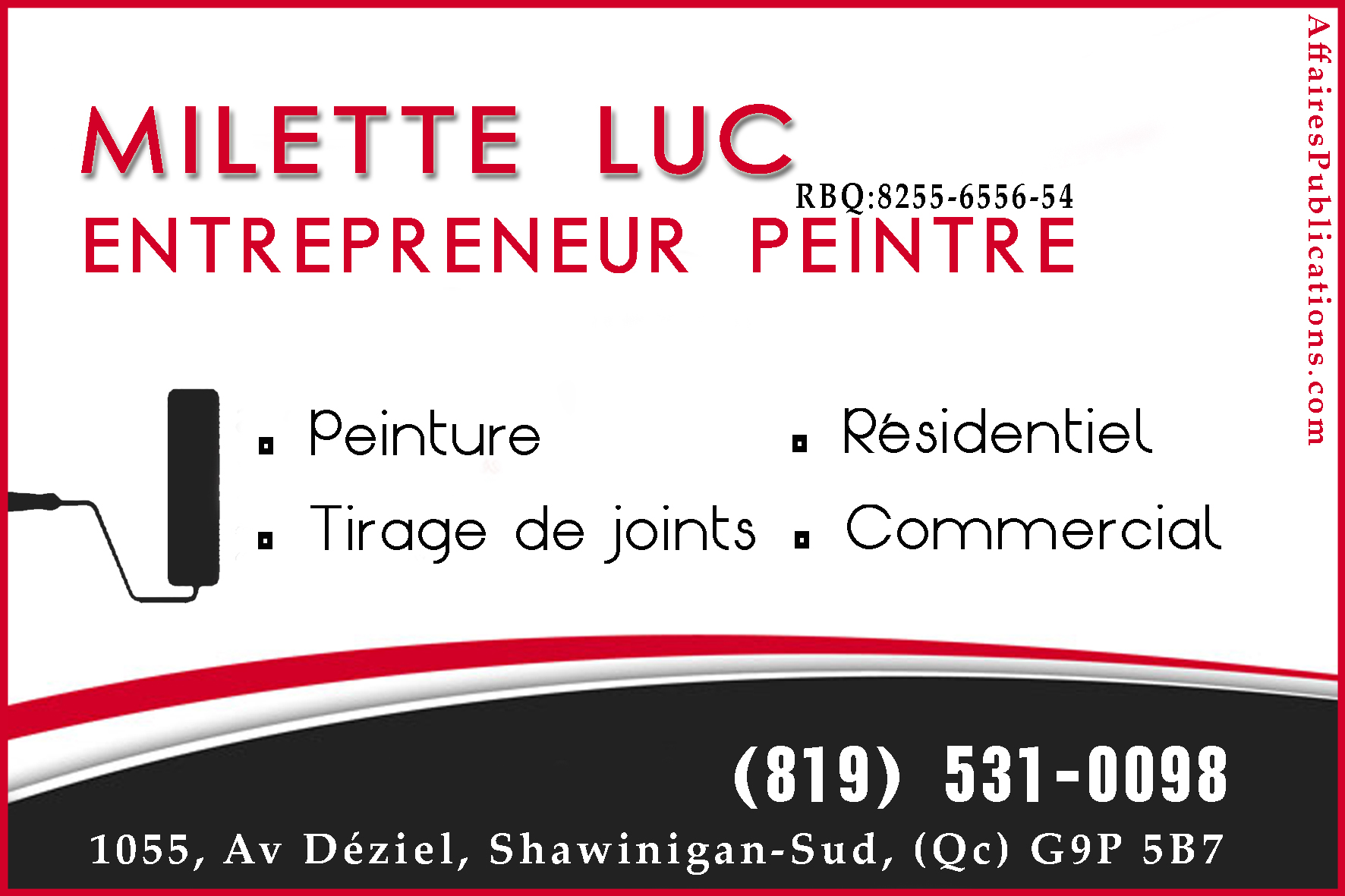 LUC MILETTE ENTREPRENEURE PEINTRE INC