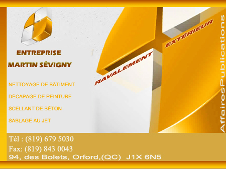 ENTREPRISE  MARTIN SÉVIGNY