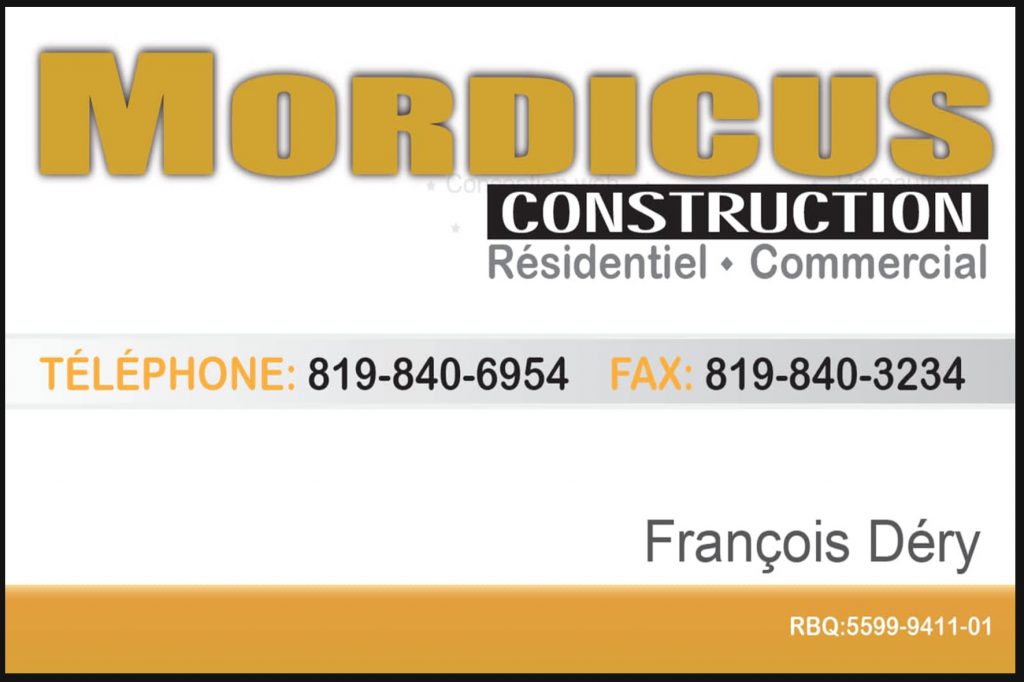 MORDICUS CONSTRUCTION
