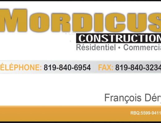 MORDICUS CONSTRUCTION