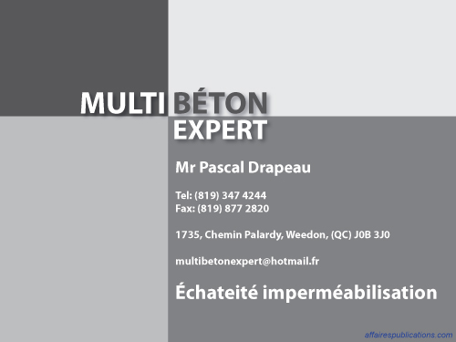 MULTI BÉTON EXPERT INC