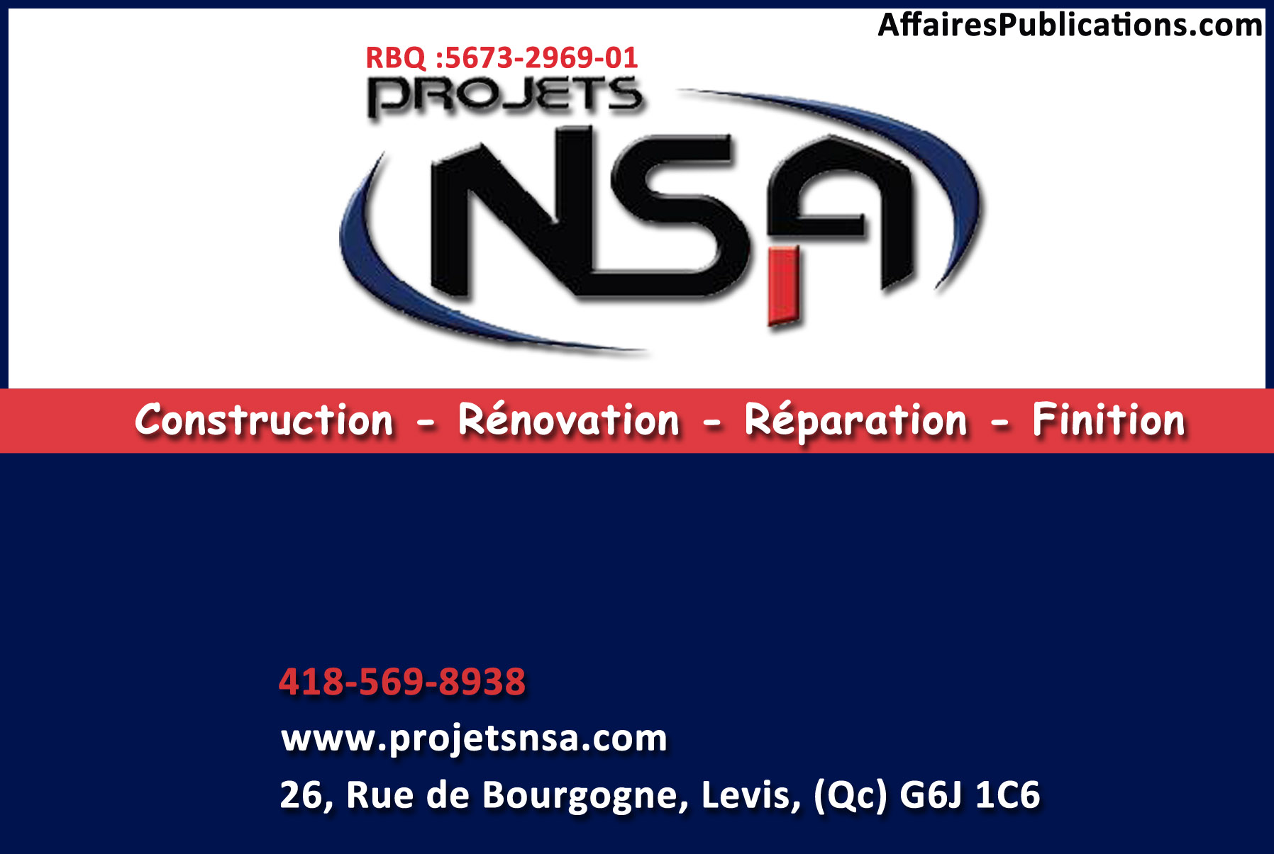 PROJETS NSA