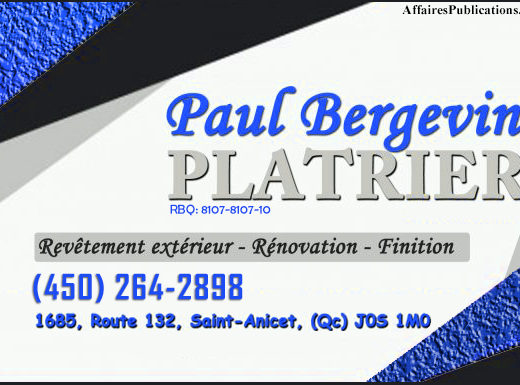 PAUL BERGEVIN PLATRIER