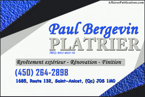 PAUL BERGEVIN PLATRIER