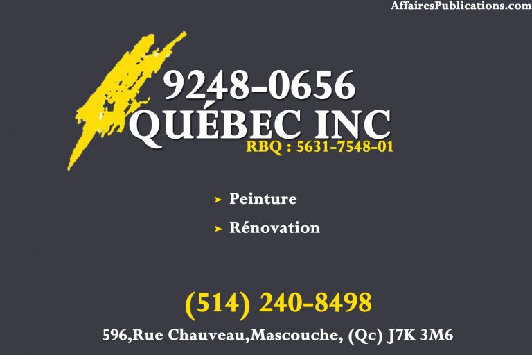 9248-0656 QUÉBEC INC