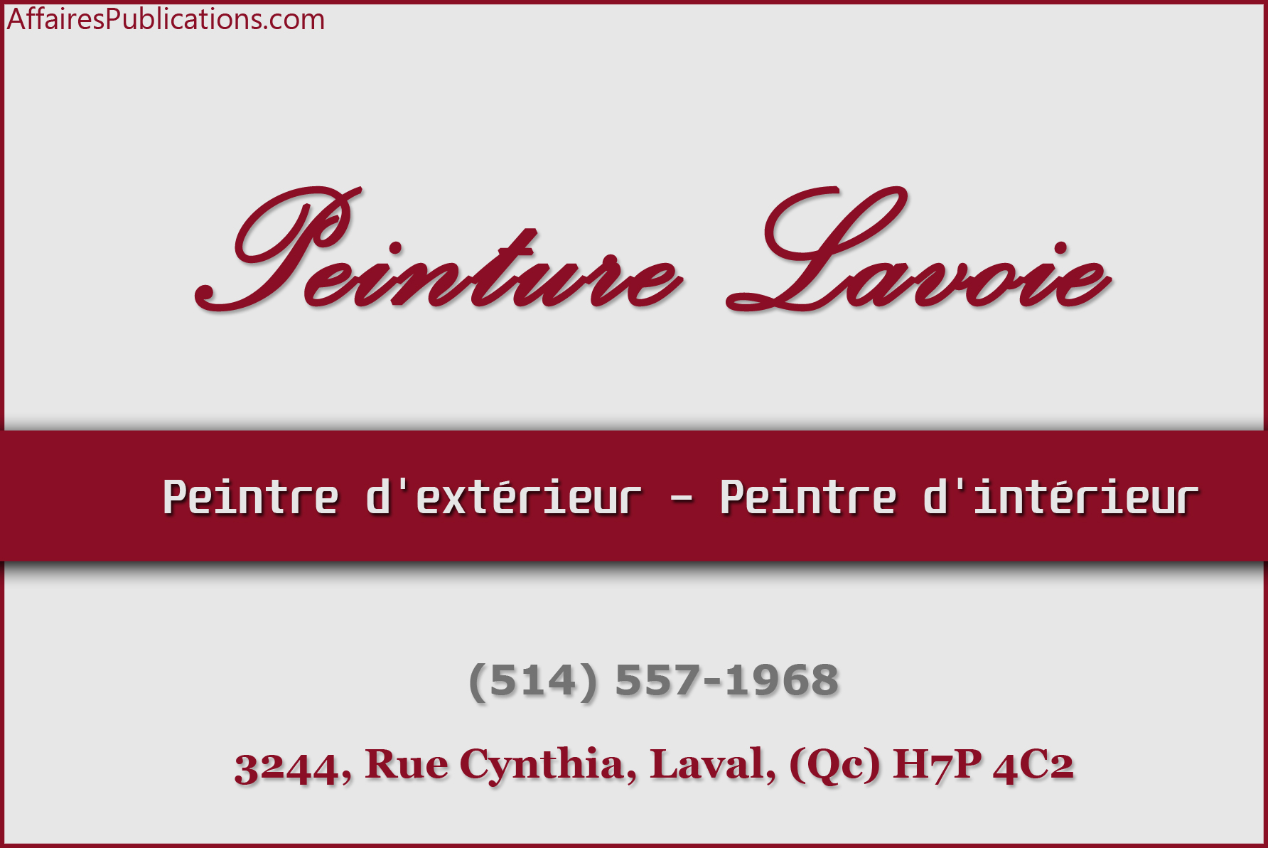 PEINTURE LAVOIE