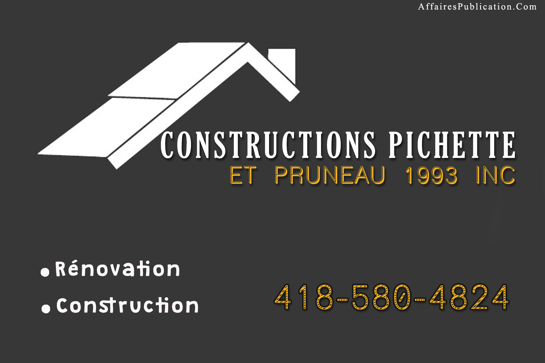 CONSTRUCTIONS PICHETTE ET PRUNEAU