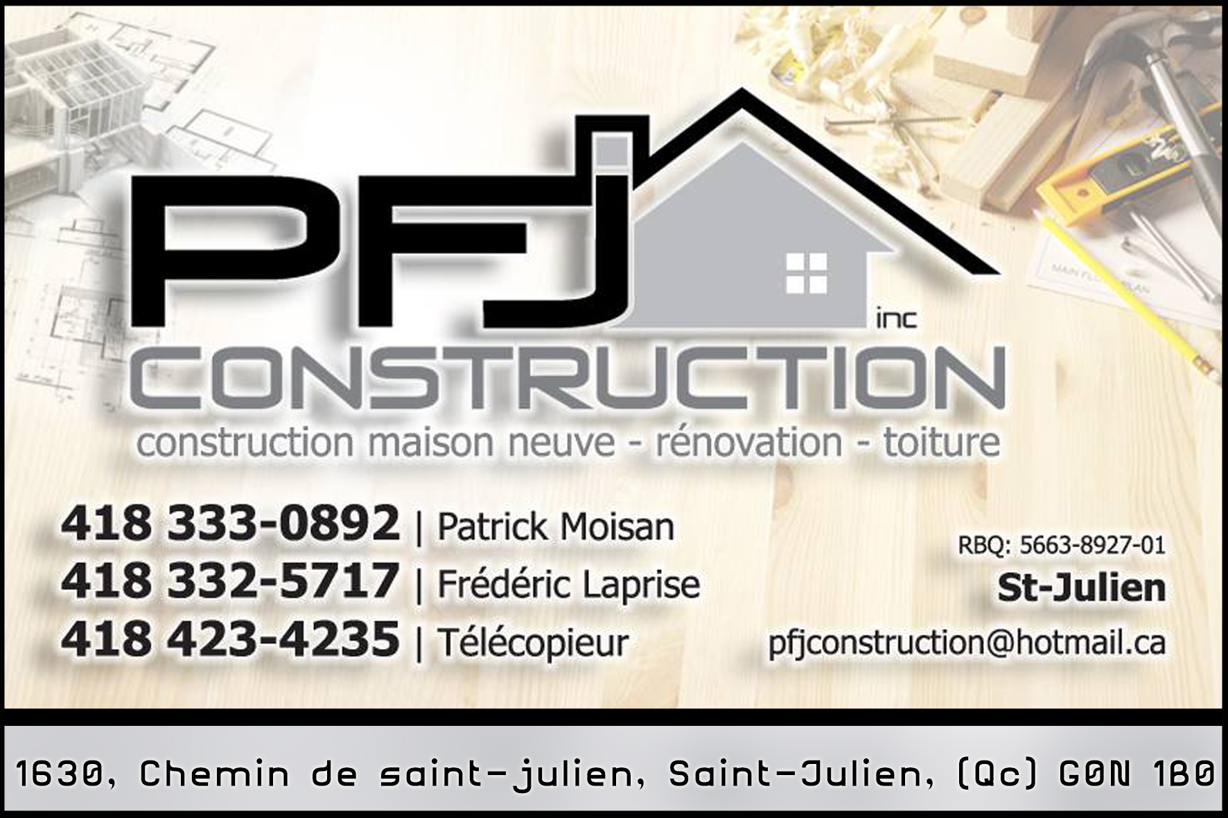 PFJ CONSTRUCTION INC