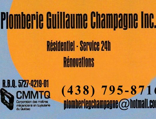PLOMBERIE GUILLAUME CHAMPAGNE INC