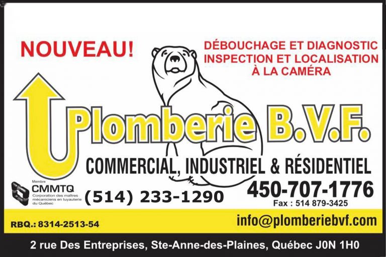 PLOMBERIE BVF INC