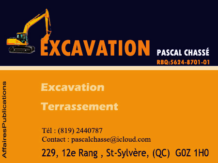 EXCAVATION PASCAL CHASSÉ