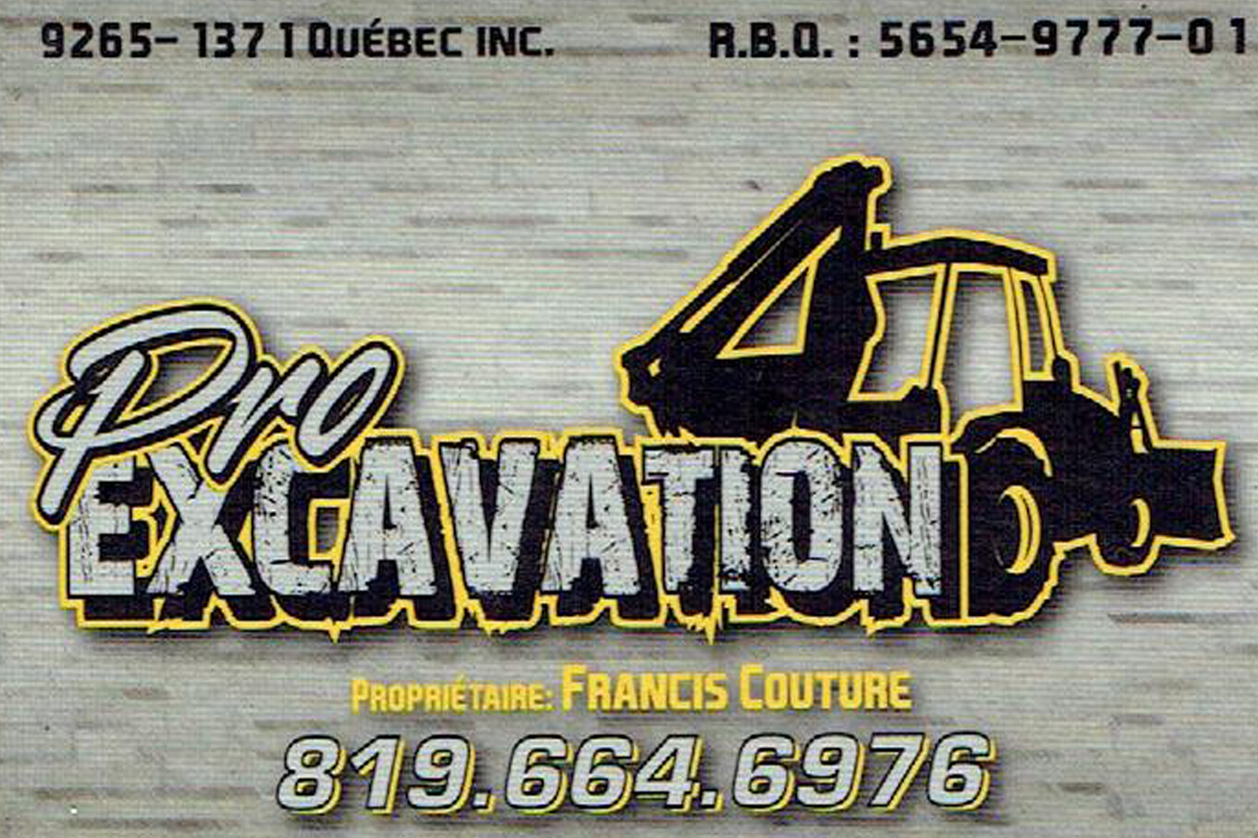 PRO EXCAVATION INC